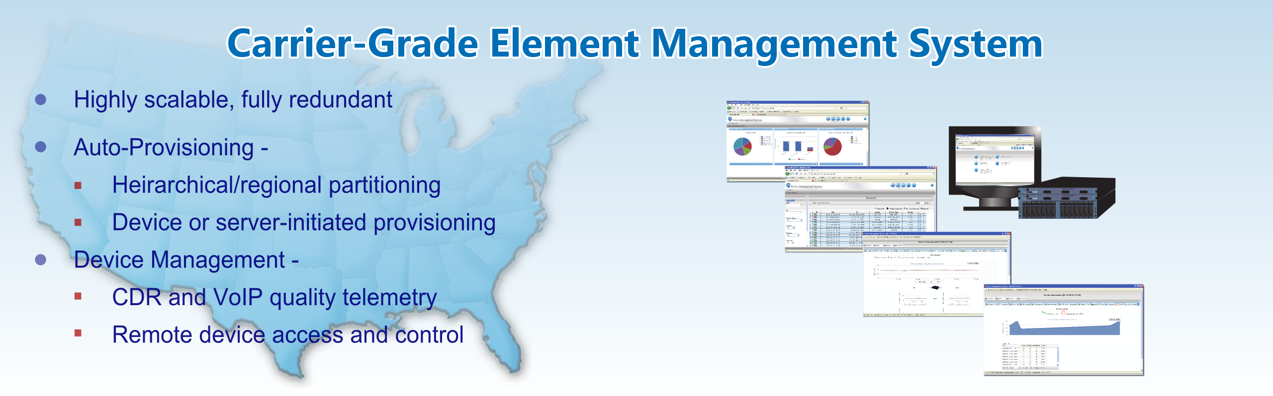 Carrier-Grade Element Management System