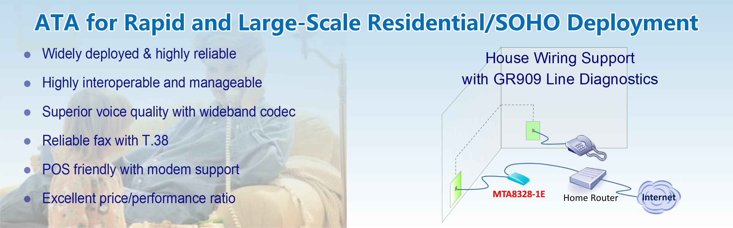 ATA for Rapid and Large-Scale Residential/SOHO Deployment